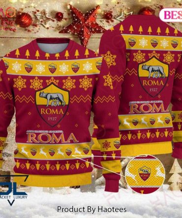 As Roma Christmas Sweater – Festive Winter Knitwear For Fans By Haotees