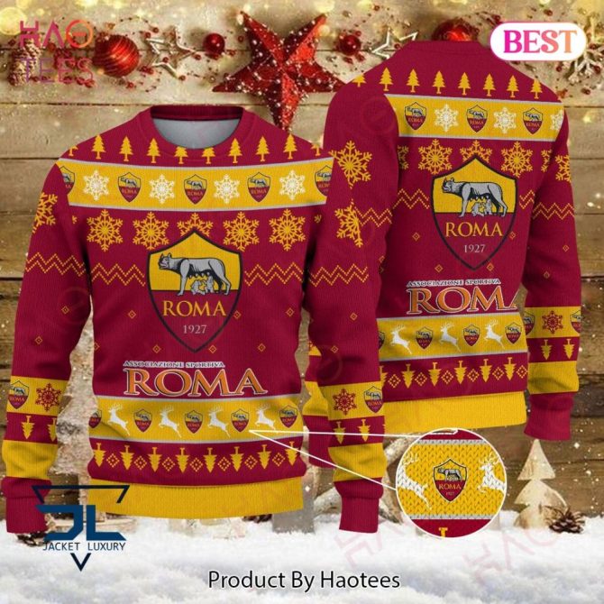 As Roma Christmas Sweater – Festive Winter Knitwear For Fans By Haotees