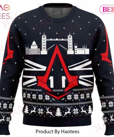 Assassins Creed London Bridge Ugly Christmas Ugly Christmas Sweater
