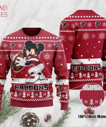 Best Atlanta Falcons Mickey Mouse Funny Ugly Christmas Ugly Christmas Sweater Ugly Christmas Sweater