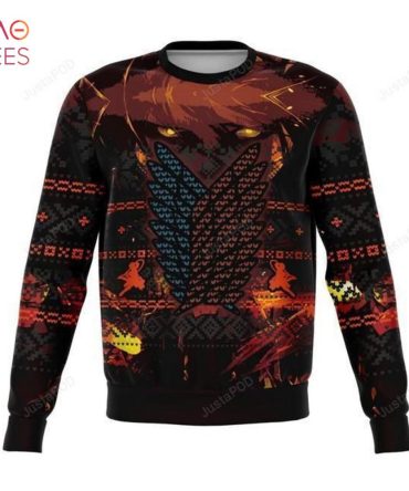 Best Attack On Titan Ugly Christmas Ugly Christmas Sweater Ugly Christmas Sweater Christmas Ugly Christmas Sweaters