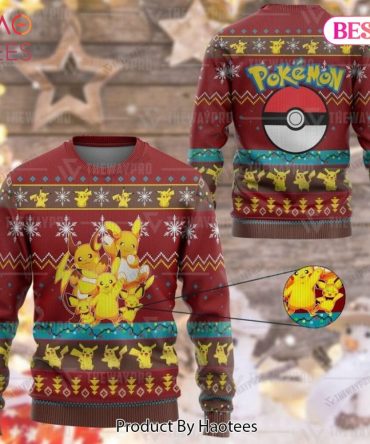 Cozy Pokemon Christmas Sweater - Pikachu & Friends Festive Knitwear For Holiday Fun