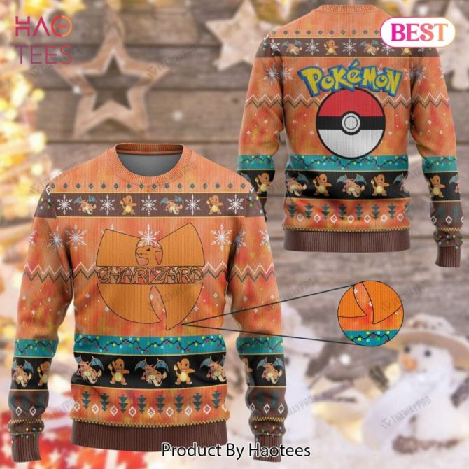 Charizard Pokémon Ugly Christmas Sweater – Festive Holiday Gift For Fans!