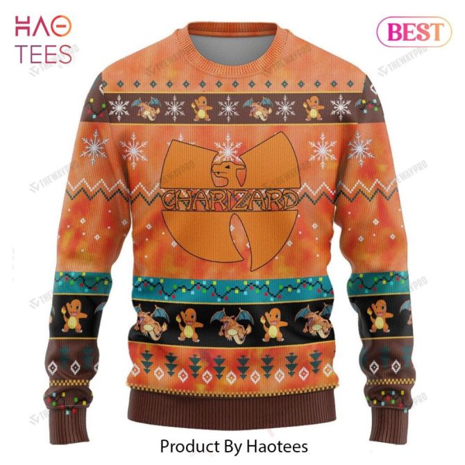 Charizard Pokémon Ugly Christmas Sweater – Festive Holiday Gift For Fans! - Image 3