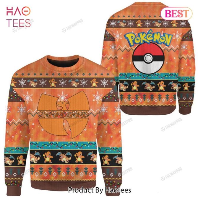 Charizard Pokémon Ugly Christmas Sweater – Festive Holiday Gift For Fans! - Image 6