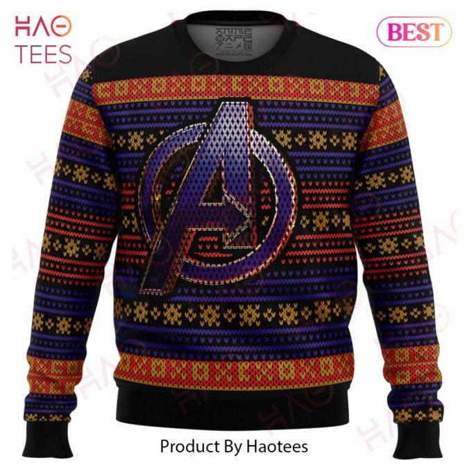 Avengers Logo Ugly Christmas Ugly Christmas Sweater