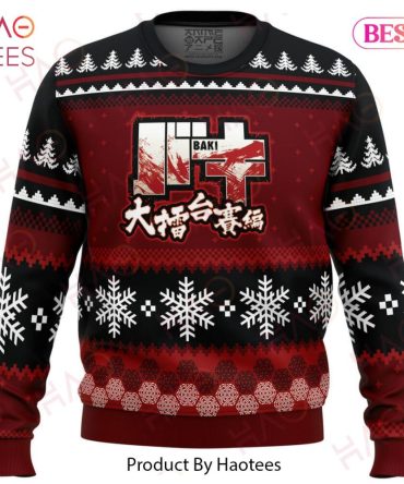 Axe Kick Baki Ugly Christmas Ugly Christmas Sweater