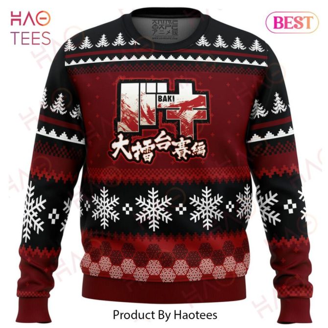 Axe Kick Baki Ugly Christmas Ugly Christmas Sweater