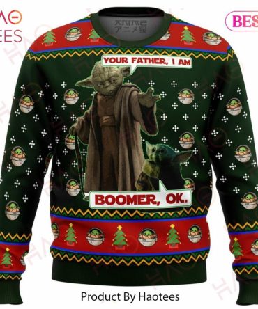 Baby Yoda Boomer Star Wars Ugly Christmas Ugly Christmas Sweater
