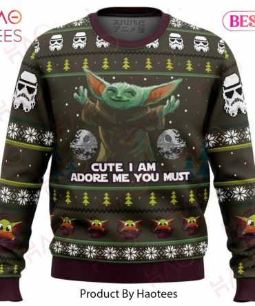Baby Yoda Cute Mandalorion Star Wars Ugly Christmas Ugly Christmas Sweater