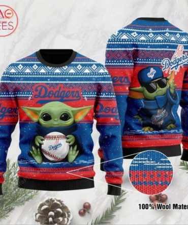 Best Baby Yoda Los Angeles Dodgers Christmas For Yoda Lovers Ugly