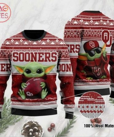 Best Baby Yoda Oklahoma Sooners Christmas For Yoda Lovers Ugly Christmas