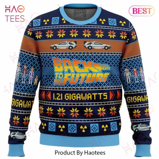 Back To The Future Ugly Christmas Ugly Christmas Sweater