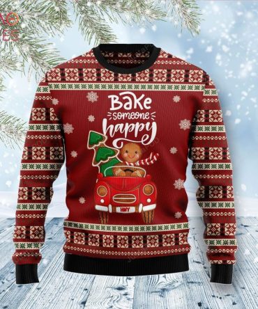 Best Bake Someone Happy Ugly Christmas Ugly Christmas Sweater Ugly Christmas Sweater Christmas Ugly Christmas Sweaters