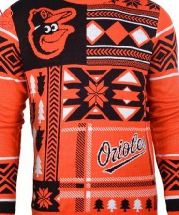 Best Baltimore Orioles Patches Mlb Ugly Christmas Sweater