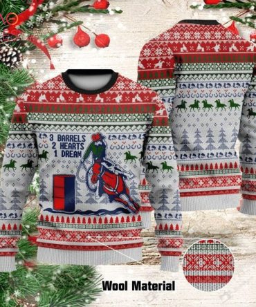 Barrel Racing Ugly Christmas Ugly Christmas Sweater