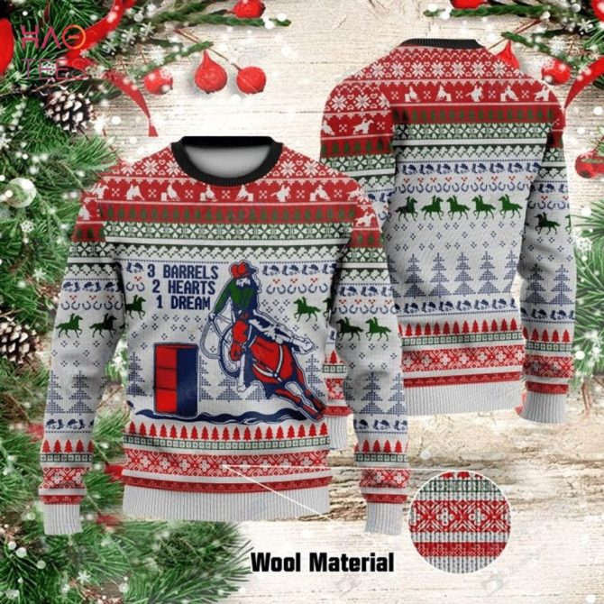 Barrel Racing Ugly Christmas Ugly Christmas Sweater