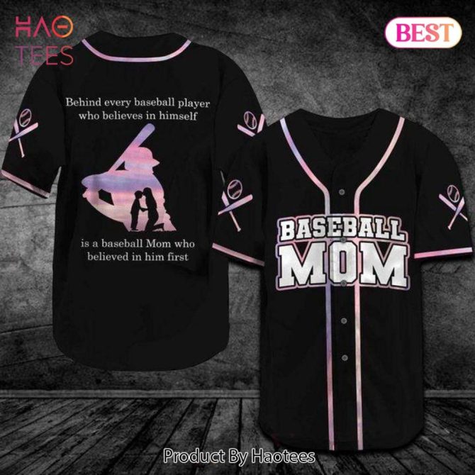 Baseball Mom Jersey - Proud Supporter Sports Tee For Moms , Haotees