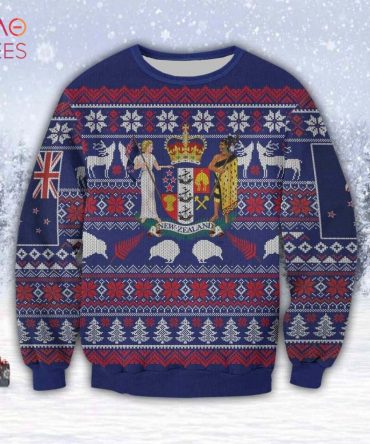 Best Beautiful New Zealand 3D All Over Print Ugly Christmas Ugly Christmas Sweater
