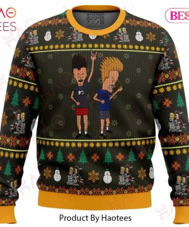 Beavis And Butthead Rock On Ugly Christmas Ugly Christmas Sweater