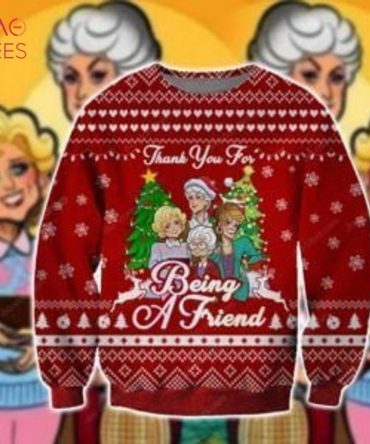 Best Being A Friend Knitting Ugly Christmas Ugly Christmas Sweater All Over Print