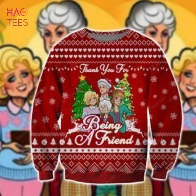 Best Being A Friend Knitting Ugly Christmas Ugly Christmas Sweater All Over Print