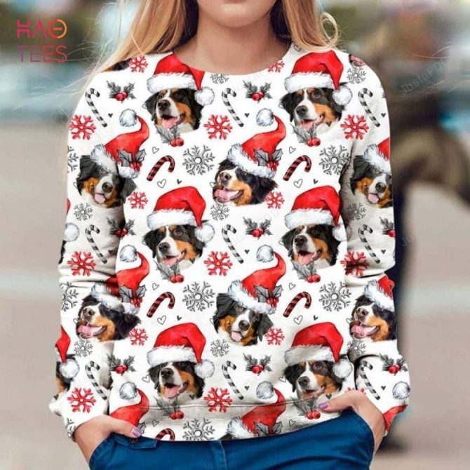 Best Bernese Mountain Dog Ugly Christmas Sweater Ugly Christmas Sweater Christmas Ugly Christmas Sweaters Hoodie - Image 2