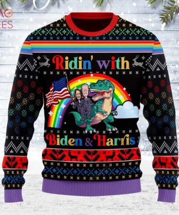 Best Biden And Harris Lgbt Ugly Christmas Ugly Christmas Sweater All Over Print