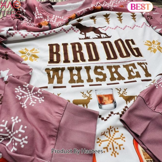 Bird Dog Whiskey Ugly Christmas Sweater - Cozy Festive Design For Whiskey Lovers - Image 5