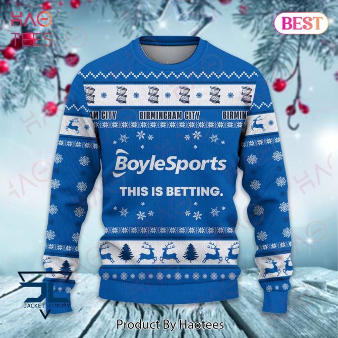 Birmingham City Fc Christmas Sweater - Festive & Cozy Fan Gear! - Image 2