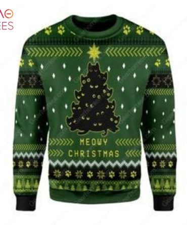 Best Black Cat For Unisex Ugly Christmas Ugly Christmas Sweater All Over Print