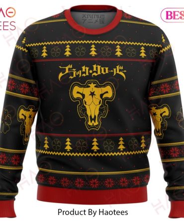 Black Clover Bulls Ugly Christmas Ugly Christmas Sweater
