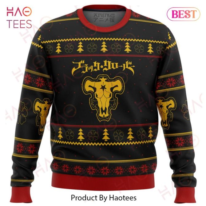 Black Clover Bulls Ugly Christmas Ugly Christmas Sweater