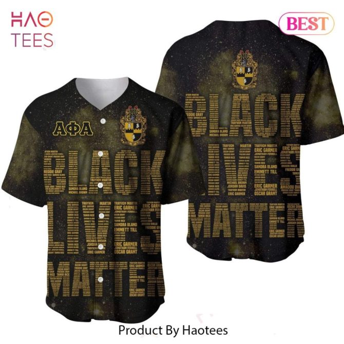 Bold Black Lives Matter Jersey - Stylish Unisex Baseball Shirt By Haotees