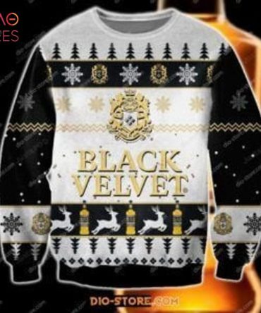 Best Black Velvet Ugly Christmas Ugly Christmas Sweater All Over Print Sweatshirt Ugly
