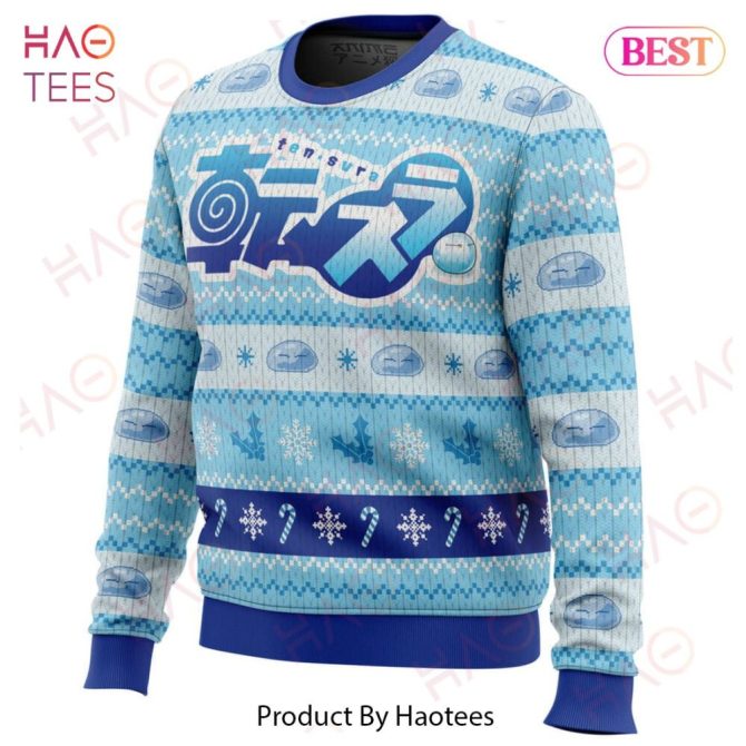 Blue Christmas That Time I Got Reincarnated As A Slime Christmas Ugly Christmas Sweater - Image 2