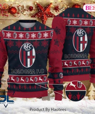 Bologna F.C. Christmas Sweater - Festive Holiday Fan Gear For Soccer Enthusiasts