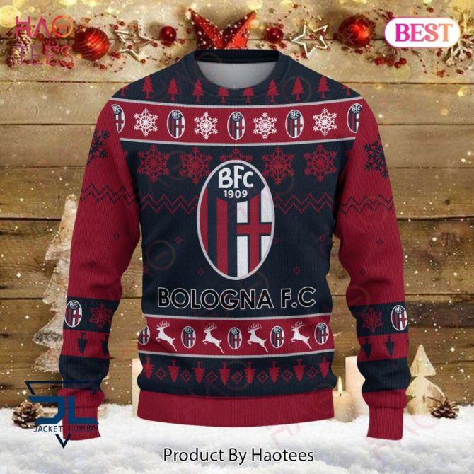 Bologna F.C. Christmas Sweater - Festive Holiday Fan Gear For Soccer Enthusiasts - Image 2