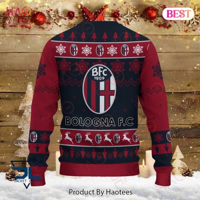 Bologna F.C. Christmas Sweater - Festive Holiday Fan Gear For Soccer Enthusiasts - Image 3