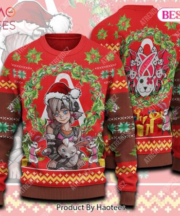 Borderlands Ugly Christmas Sweater Red Tina Bunny Ugly Christmas Sweater Borderlands Ugly Christmas Sweater Ugly Christmas Sweater