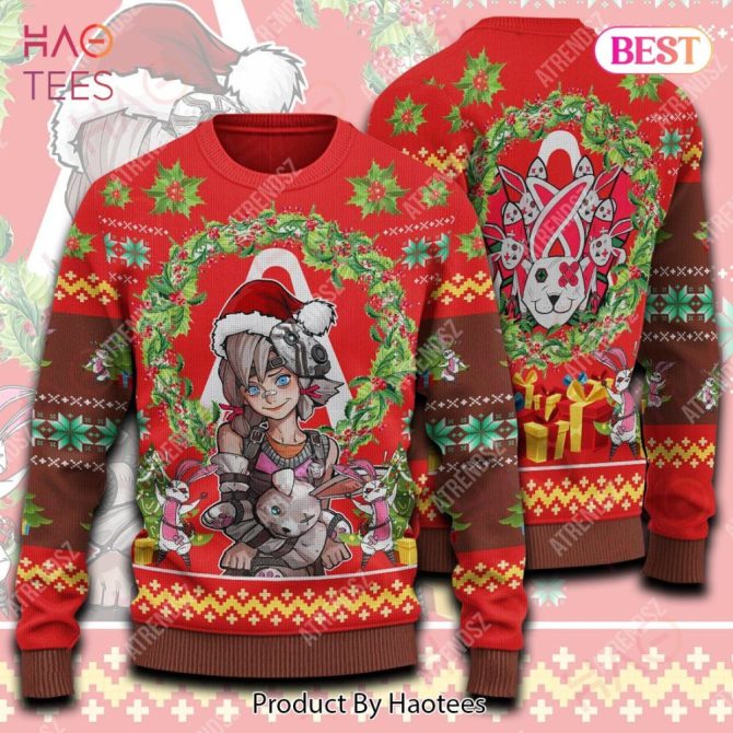 Borderlands Ugly Christmas Sweater Red Tina Bunny Ugly Christmas Sweater Borderlands Ugly Christmas Sweater Ugly Christmas Sweater
