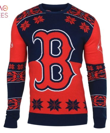 Best Boston Red Sox Big Logo Mlb Ugly Christmas Sweater