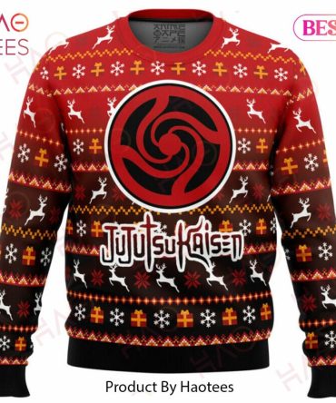 Bottons Symbol Jujutsu Kaisen Ugly Christmas Ugly Christmas Sweater