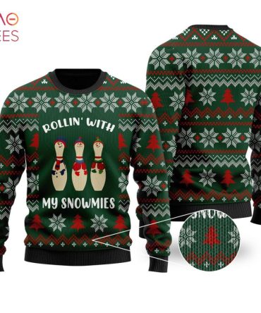 Best Bowling Rollin With My Snowmies Noel Pattern For Bowlers Sport