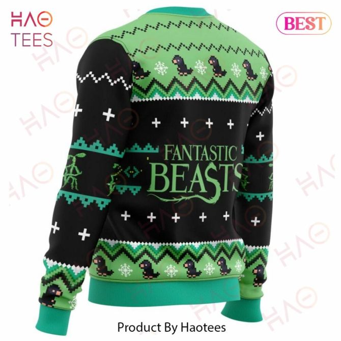 Bowtruckle Fantastic Beasts Ugly Christmas Ugly Christmas Sweater - Image 3