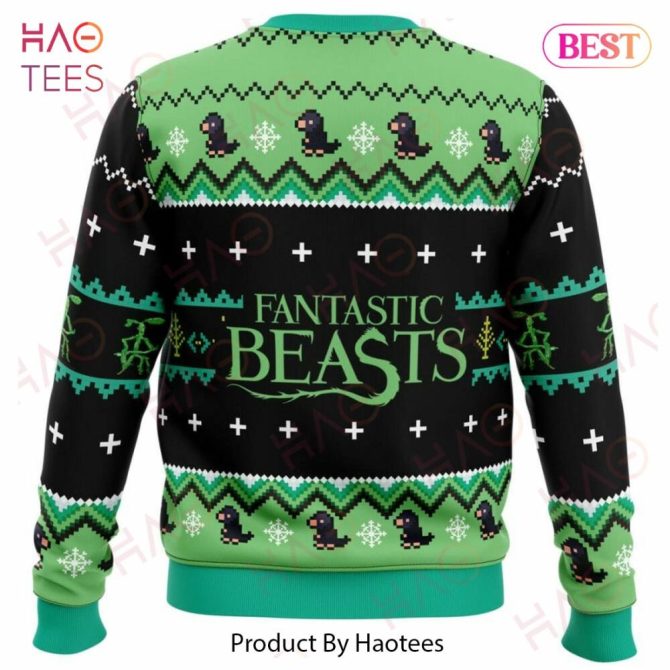 Bowtruckle Fantastic Beasts Ugly Christmas Ugly Christmas Sweater - Image 4