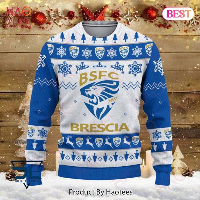 Brescia Christmas Sweater - Festive Winter Knit With Bsfc Logo - Unisex Holiday Jumper - Image 2