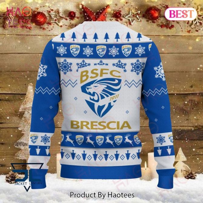 Brescia Christmas Sweater - Festive Winter Knit With Bsfc Logo - Unisex Holiday Jumper - Image 3