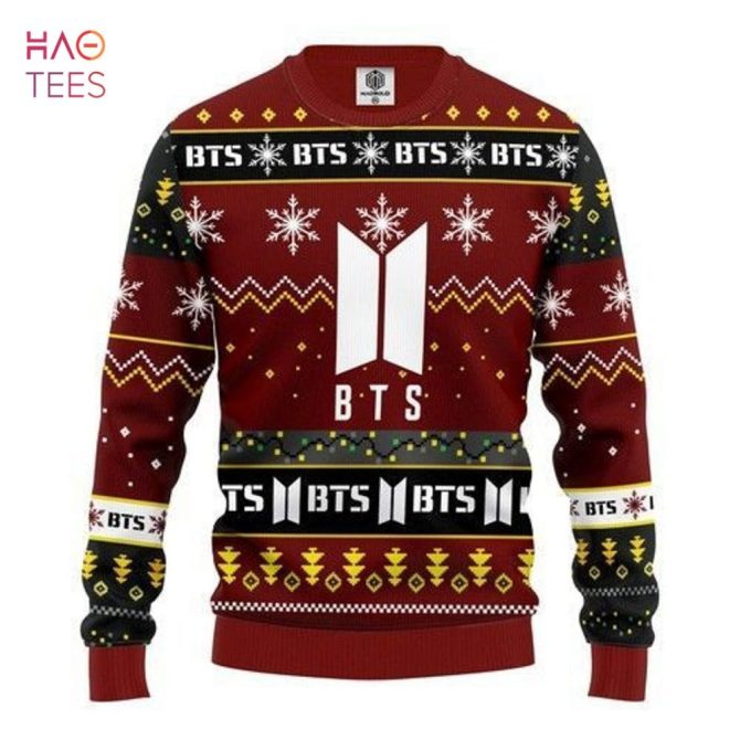Best Bts Ugly Christmas Ugly Christmas Sweater All Over Print Sweatshirt Ugly Christmas Sweater
