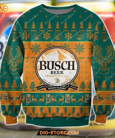 Best Busch Buck Hunter For Unisex Ugly Christmas Ugly Christmas Sweater All Over